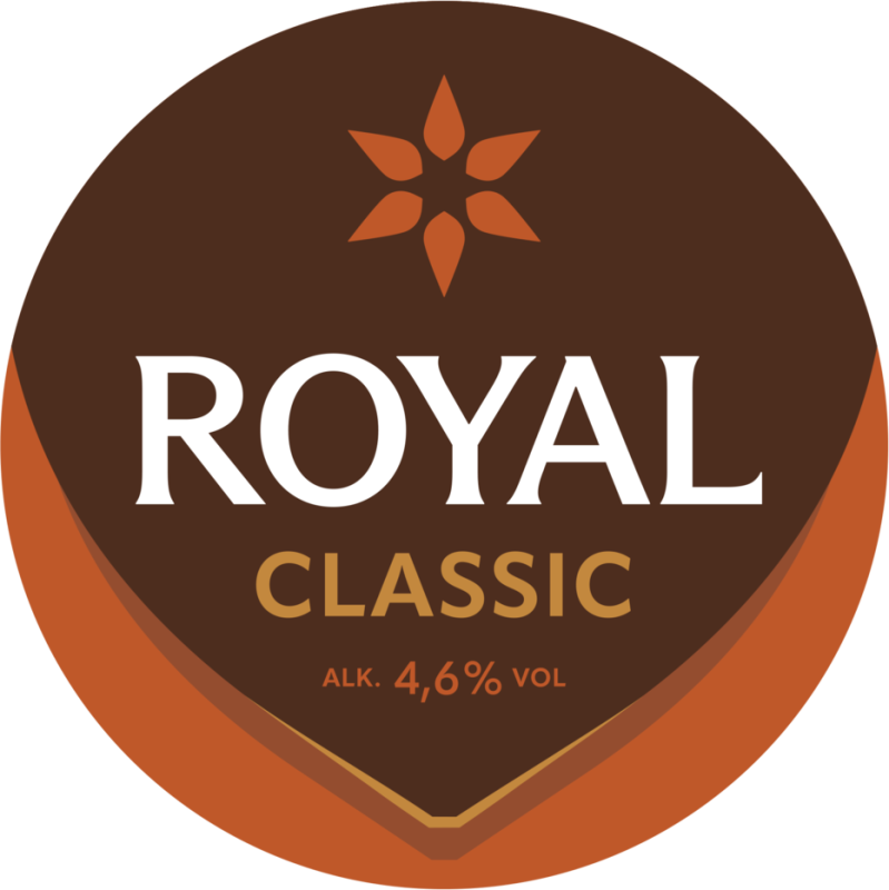 Eight shirts arranged on table in black, olive, grey, blue, white, red, mustard, and green.