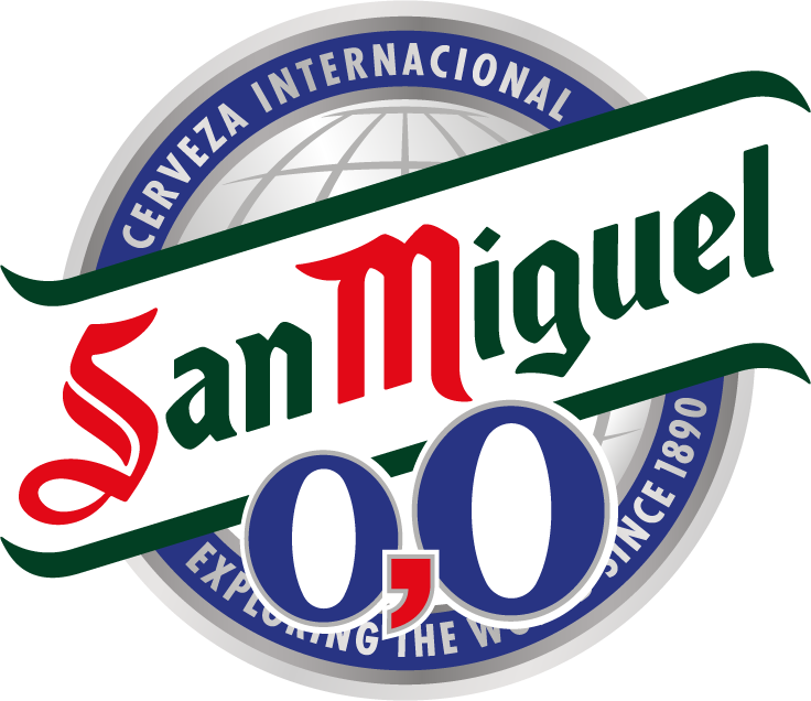 Eight shirts arranged on table in black, olive, grey, blue, white, red, mustard, and green.