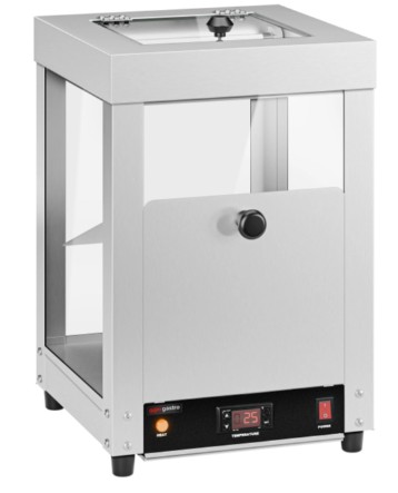 Eight shirts arranged on table in black, olive, grey, blue, white, red, mustard, and green.