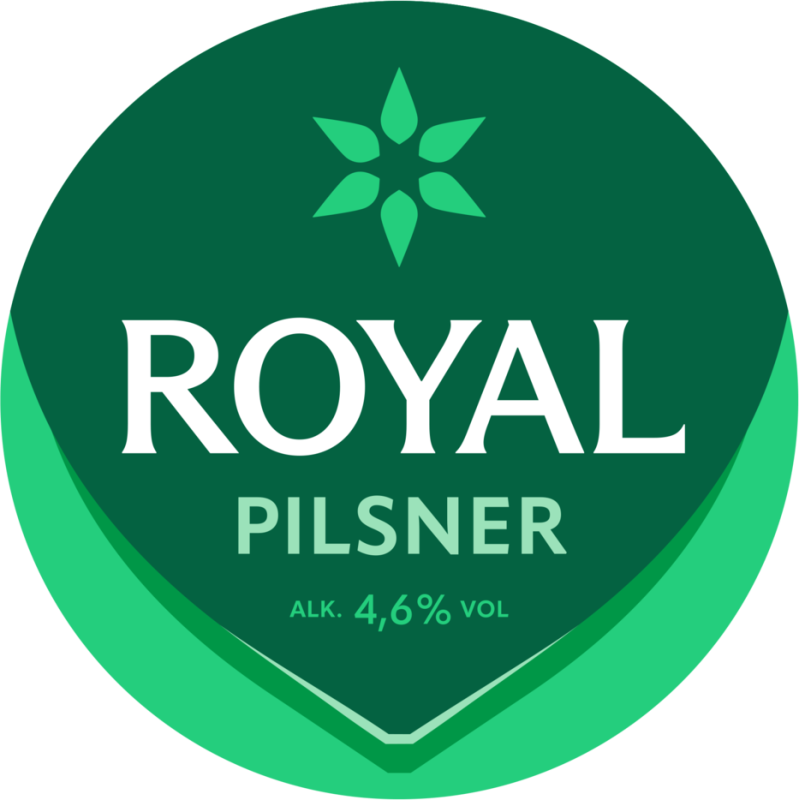 Eight shirts arranged on table in black, olive, grey, blue, white, red, mustard, and green.